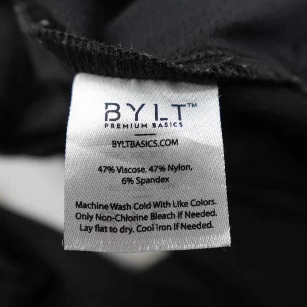 BYLT Everyday Jogger Pants Mens 36 Black Slim Fit Premium Basics Performance